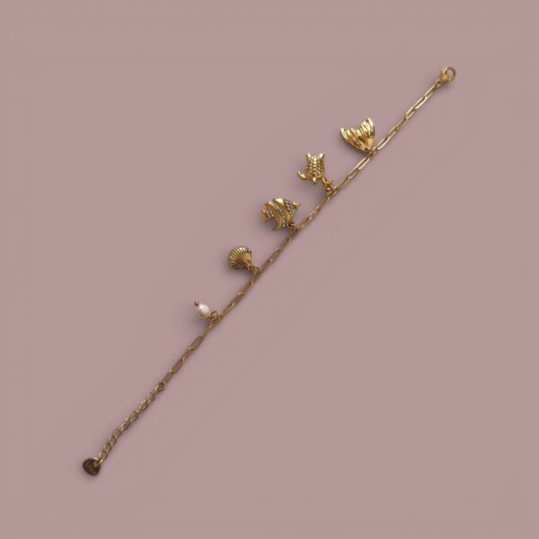 Bracelet à Breloques Corail